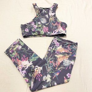 NWT Two-piece Activewear Set in Floral
